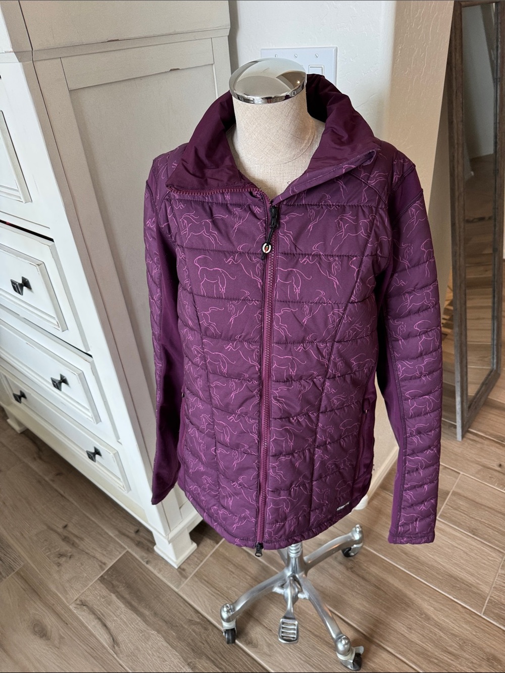 Kerrits XL horse print jacket